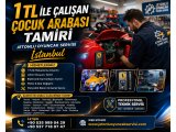 1 TL ile Çalışan Çocuk Arabası Tamiri | Jetonlu Oyuncak Servisi İstanbul