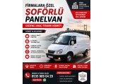 MEDİKAL DEPOLARA ÖZEL ŞOFÖRLÜ PANELVAN LOJİSTİK HİZMETİ
